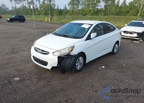 2012 Hyundai Accent Gls/Gs z USA, uszkodzony, nr VIN KMHCT4AE0CU214811